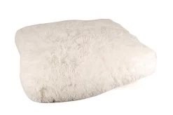 Dog's Fashion - Matelas Denly Déhoussable Blanc Pour Chien - 56x40x13cm