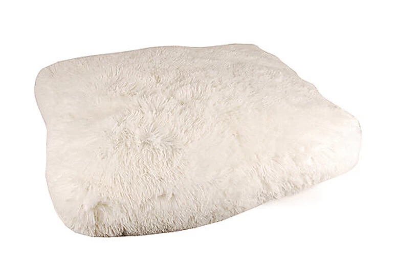 Dog's Fashion - Matelas Denly Déhoussable Blanc Pour Chien - 56x40x13cm 1 Dog's Fashion - Matelas Denly Déhoussable Blanc Pour Chien - 56x40x13cm