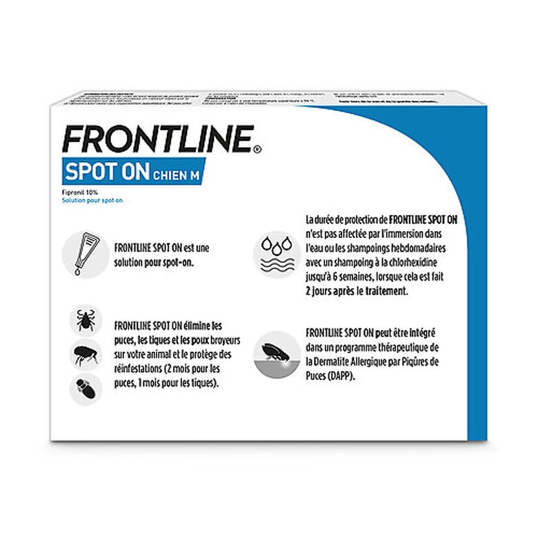 Frontline - Pipettes Antiparasitaire Pour Chien De 10 à 20Kg - 4x1,34ml 2 Frontline - Pipettes Antiparasitaire Pour Chien De 10 à 20Kg - 4x1,34ml – Image 2