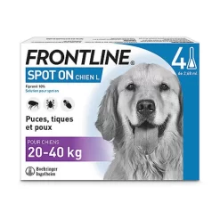 Meilleures ventes 3 Frontline - Pipettes Antiparasitaire Pour Chien De 20 à 40Kg - 4x2,68ml