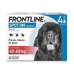 Frontline - Pipettes Antiparasitaire Pour Chien De 40 à 60kg - 4x4,02ml