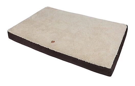 Animalis - Matelas Tissu Suédine Marron Et Beige Pour Chien - 120x75x12cm 1 Animalis - Matelas Tissu Suédine Marron Et Beige Pour Chien - 120x75x12cm