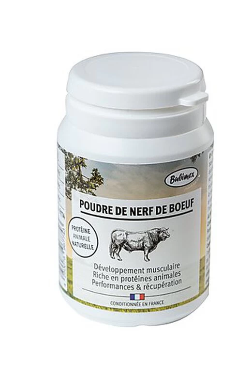 Bubimex - Poudre De Nerf De Bœuf Pour Chien - 40g 1 Bubimex - Poudre De Nerf De Bœuf Pour Chien - 40g