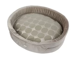 Wouapy - Corbeille Prestige Spot Taupe Pour Chien - T62