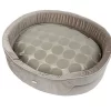 Wouapy - Corbeille Prestige Spot Taupe Pour Chien - T80
