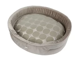 Wouapy - Corbeille Prestige Spot Taupe Pour Chien - T74