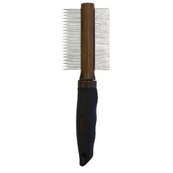 Croci - Peigne Double BARBERSHOP Pour Chien Et Chat - 21x6x2,5cm