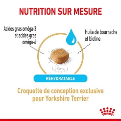 Royal Canin - Croquettes Yorkshire Terrier Adult 8+ Pour Chiens Seniors - 1,5Kg -Fournitures Pour Chiens 74335