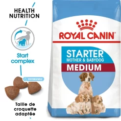 Royal Canin - Croquettes Starter Mother & Babydog Medium Pour Chiennes Et Chiots - 4KG