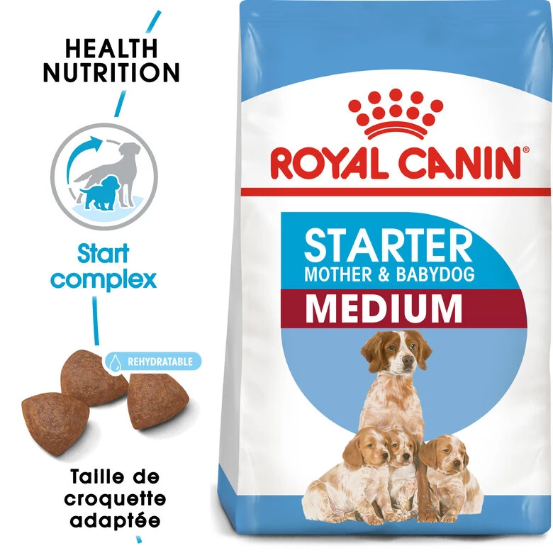 Royal Canin - Croquettes Starter Mother & Babydog Medium Pour Chiennes Et Chiots - 4KG 1 Royal Canin - Croquettes Starter Mother & Babydog Medium Pour Chiennes Et Chiots - 4KG