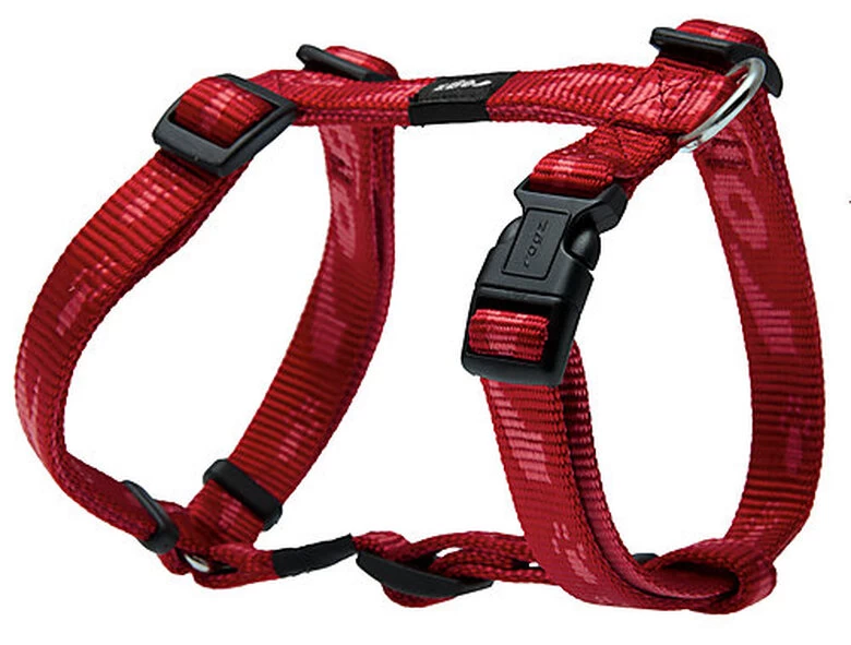 Rogz - Harnais En Nylon Rouge Pour Chiens - M 1 Rogz - Harnais En Nylon Rouge Pour Chiens - M