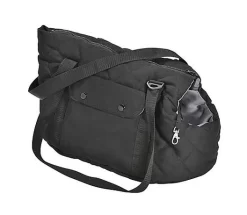 Bobby - Sac Promenade Bicolore Noir Pour Petits Chiens - M