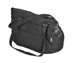 Bobby - Sac Promenade Bicolore Noir Pour Petits Chiens - S