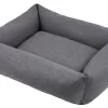 Wouapy - Sofa à Mémoire De Forme Gris Pour Chiens - 80x65x20cm