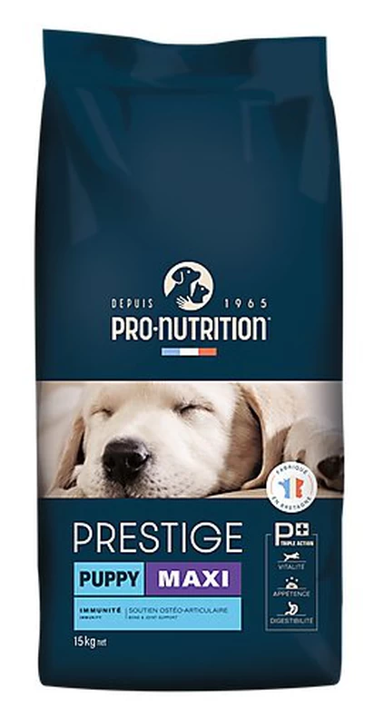 Pro-nutrition - Croquettes Prestige Maxi Puppy Pour Chiots - 15Kg 1 Pro-nutrition - Croquettes Prestige Maxi Puppy Pour Chiots - 15Kg