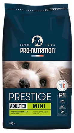 Pro-nutrition - Croquettes Prestige Mini Adult 8+ Pour Chiens - 3Kg