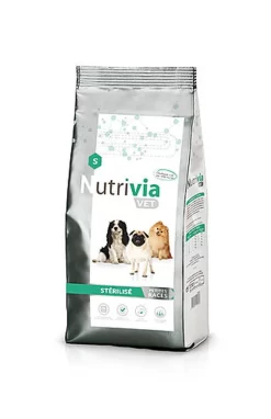 Nutrivia Vet - Croquettes Stérilisé Pour Chien De Petites Races - 8Kg