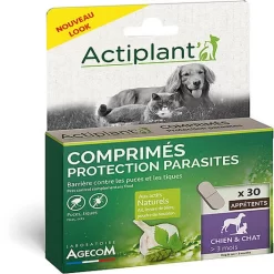 Essentiel - Comprimés Protection Parasites Pour Chien Et Chat - X30