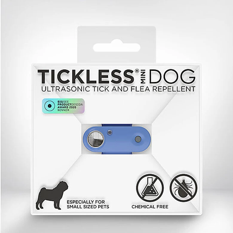 Tickless - Répulsif Antiparasitaire Mini Dog Ultrason Rechargeable Pour Chiens - Bleu 1 Tickless - Répulsif Antiparasitaire Mini Dog Ultrason Rechargeable Pour Chiens - Bleu