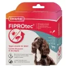 Beaphar - Pipettes Antiparasitaires Fiprotec Pour Chien Moyen - X4