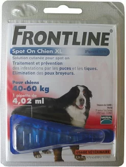 Frontline - Pipette Antiparasitaire Pour Chien De 40 à 60Kg - 4,02ml